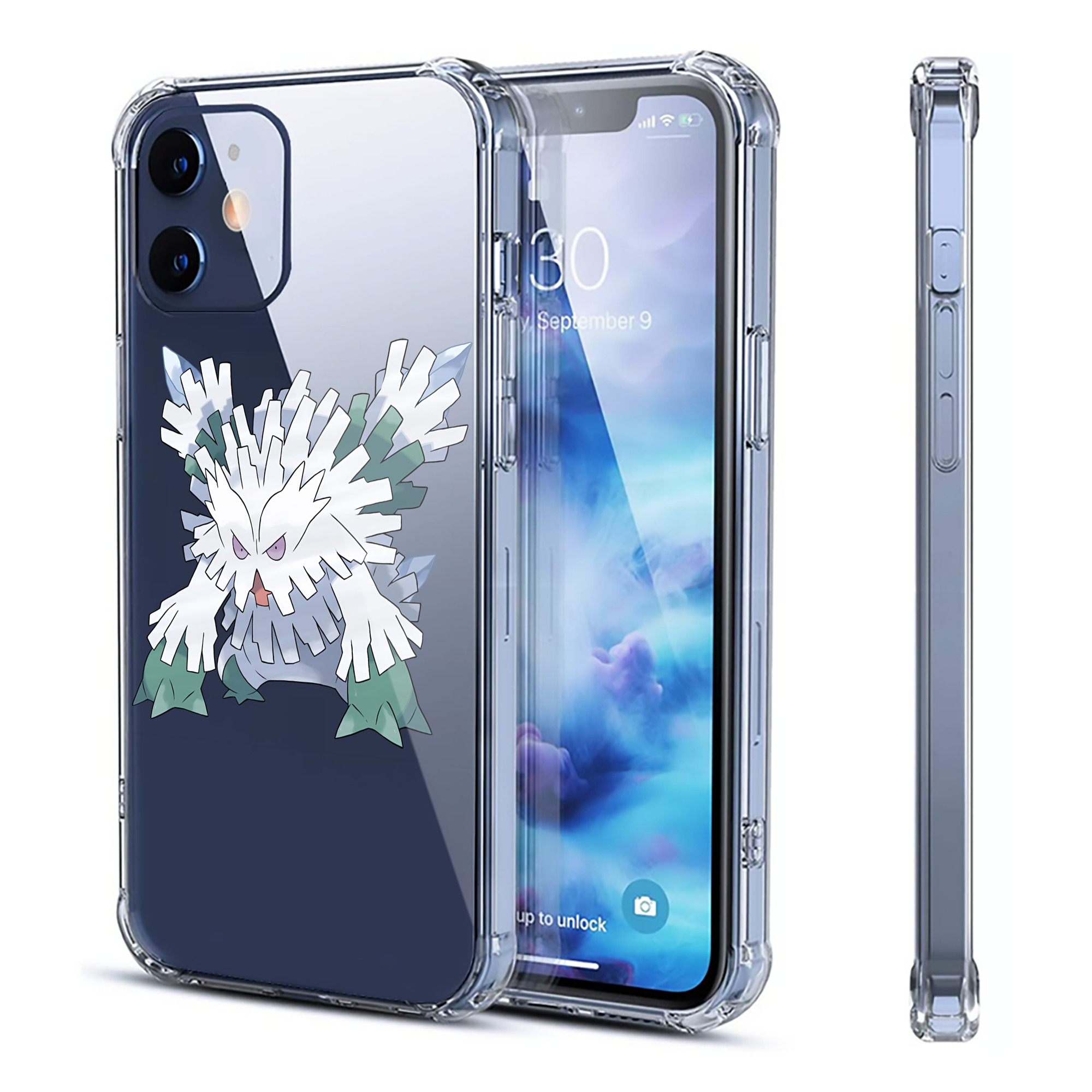 （画像用） ポケットモンスター Pokémon 【iPhone 12シリーズ対応】透明スマホケース（クリアソフトケース）